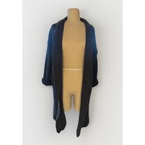 Madewell Women’s 100% Merino Wool XXS Cardigan Sweater Open Front , Gray